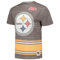 Pittsburgh Steelers Jumbotron 3.0 T-Shirt Black - Mitchell & Ness