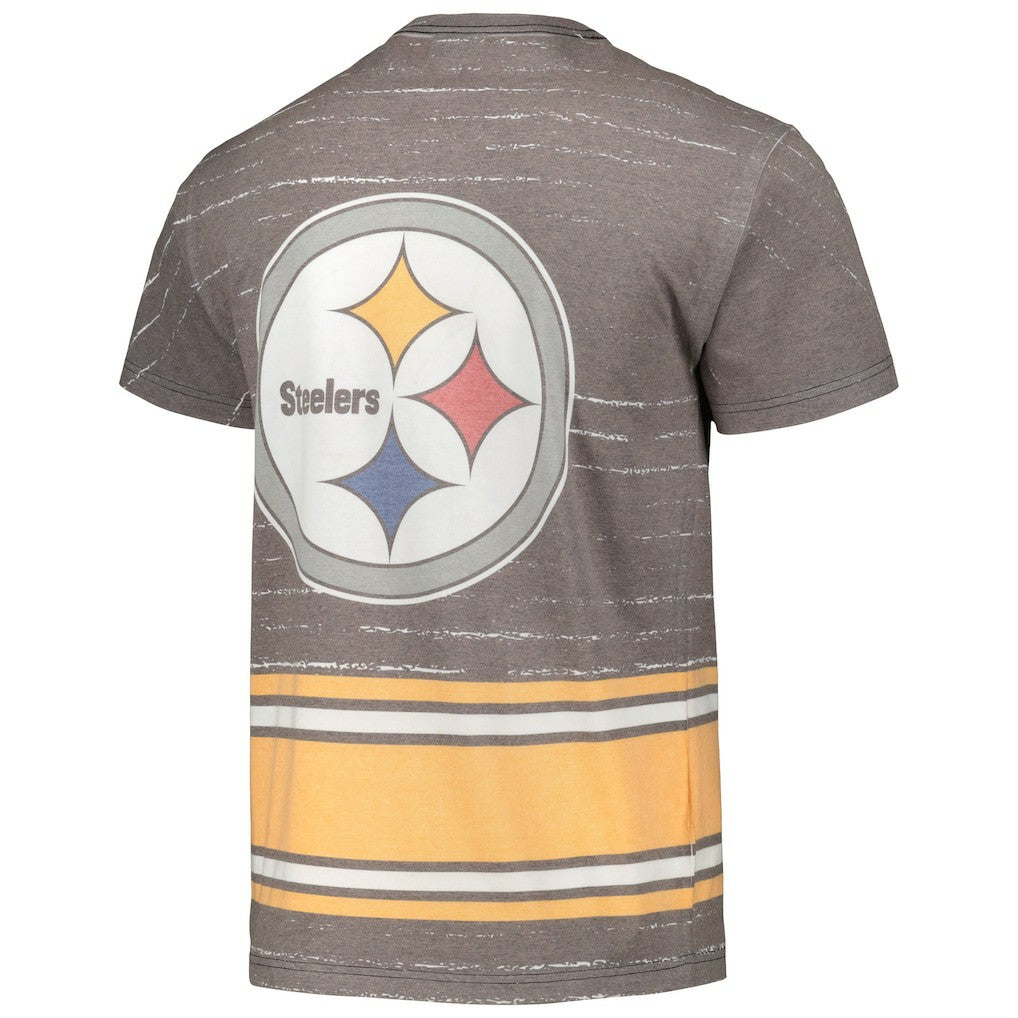 Pittsburgh Steelers Jumbotron 3.0 T-Shirt Black - Mitchell & Ness