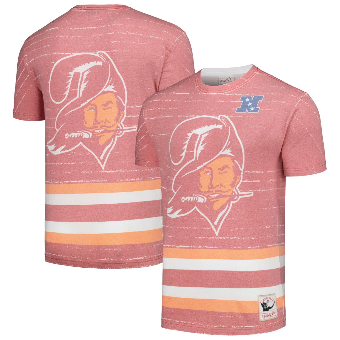 Tampa Bay Buccaneers Jumbotron 3.0 T-Shirt Red - Mitchell & Ness