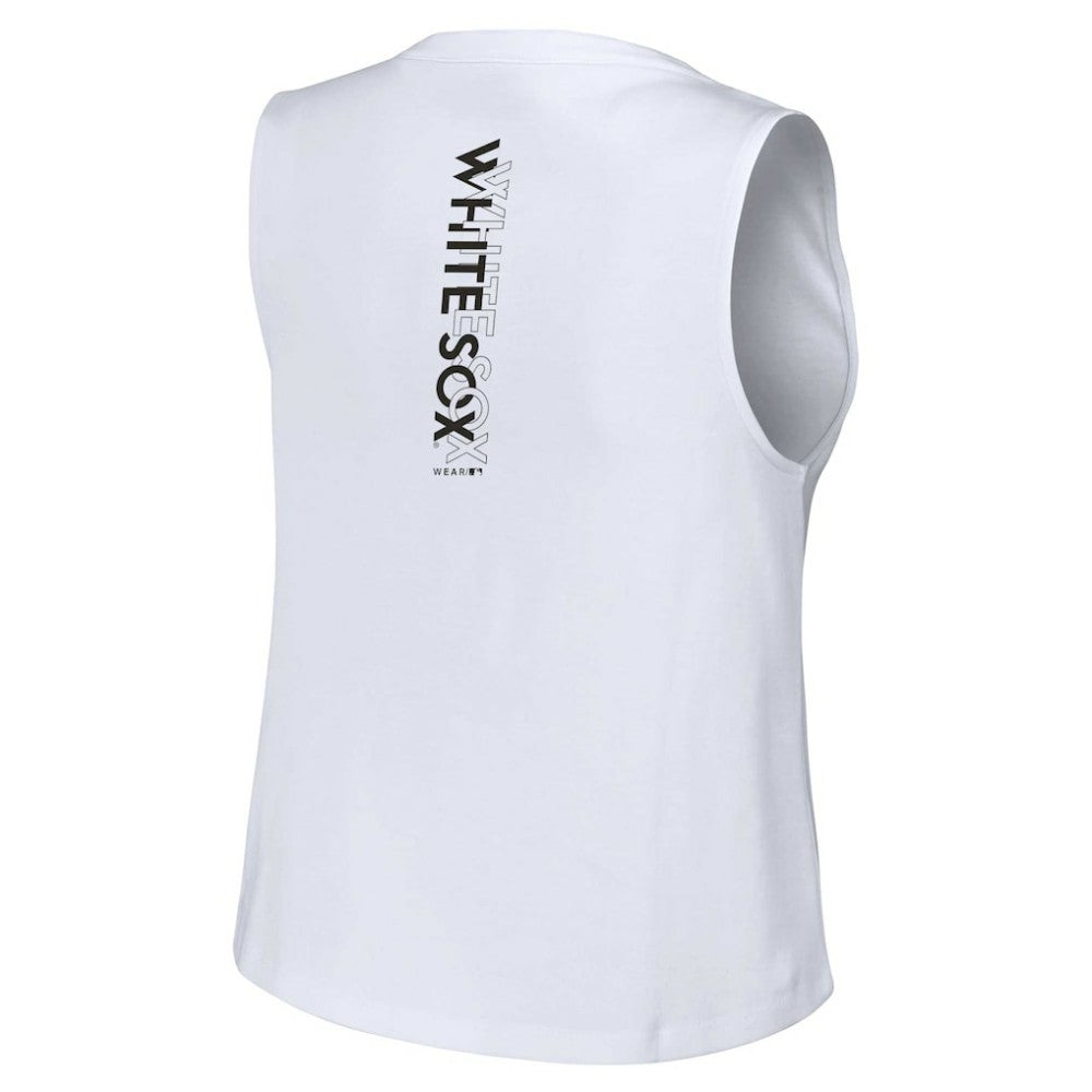 Chicago White Sox WEAR by Erin Andrews Women's Lace-Up Tank Top Online