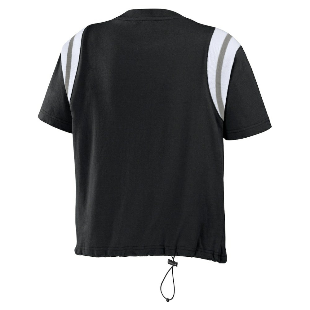 Chicago White Sox WEAR by Erin Andrews Women's Cinched Colorblock T-Shirt for sale