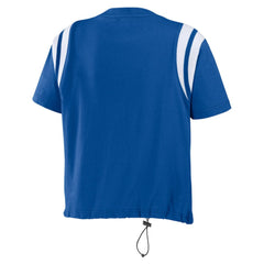 Los Angeles Dodgers WEAR by Erin Andrews Women's Cinched Colorblock T-Shirt for sale