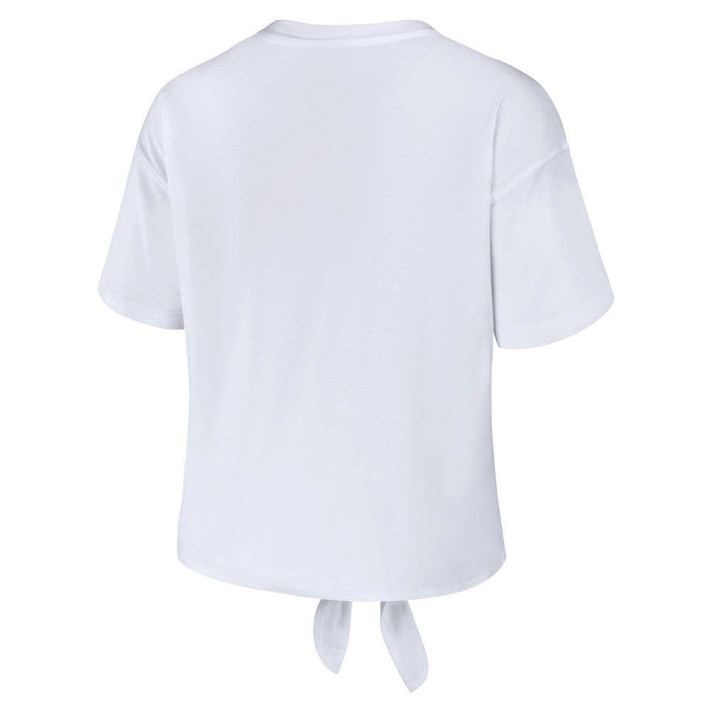 Minnesota Twins WEAR by Erin Andrews Women's Front Tie T-Shirt Clearance