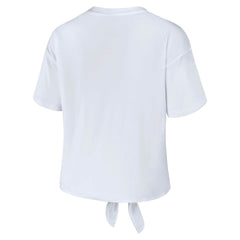 Minnesota Twins WEAR by Erin Andrews Women's Front Tie T-Shirt Clearance