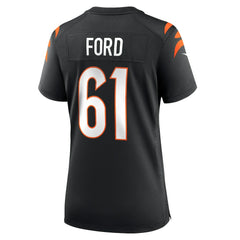 Cody Ford Cincinnati Bengals Women's Game Jersey Black - Nike