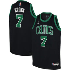 NBA - Jaylen Brown Boston Celtics Jordan Brand Youth Swingman Jersey - Statement Edition - Black