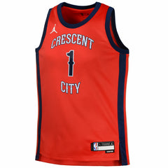 NBA - Zion Williamson New Orleans Pelicans Jordan Brand Swingman Jersey Statement - Red