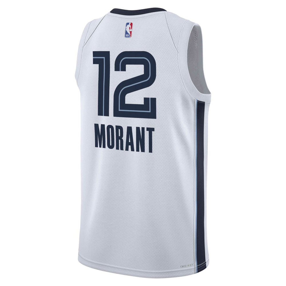 Nike - Ja Morant Memphis Grizzlies Youth Swingman Jersey - Association Edition - White