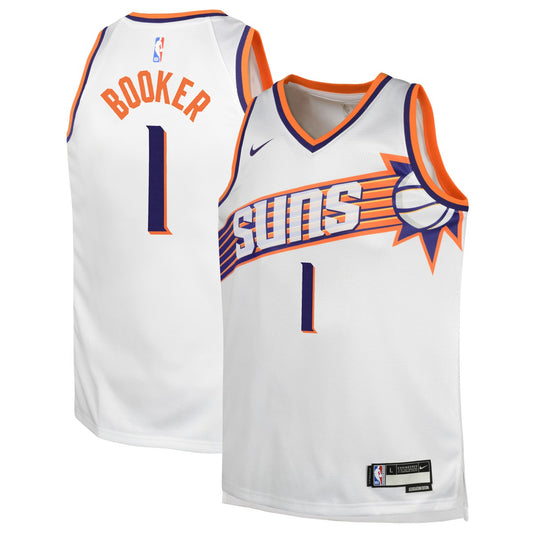 Devin Booker Phoenix Suns Youth Swingman Jersey - Association Edition - White | NBA Jerseys