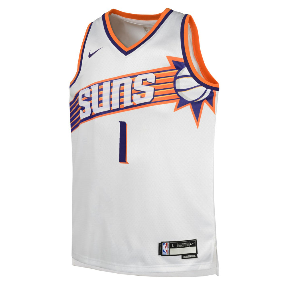 Nike - Devin Booker Phoenix Suns Youth Swingman Jersey - Association Edition - White