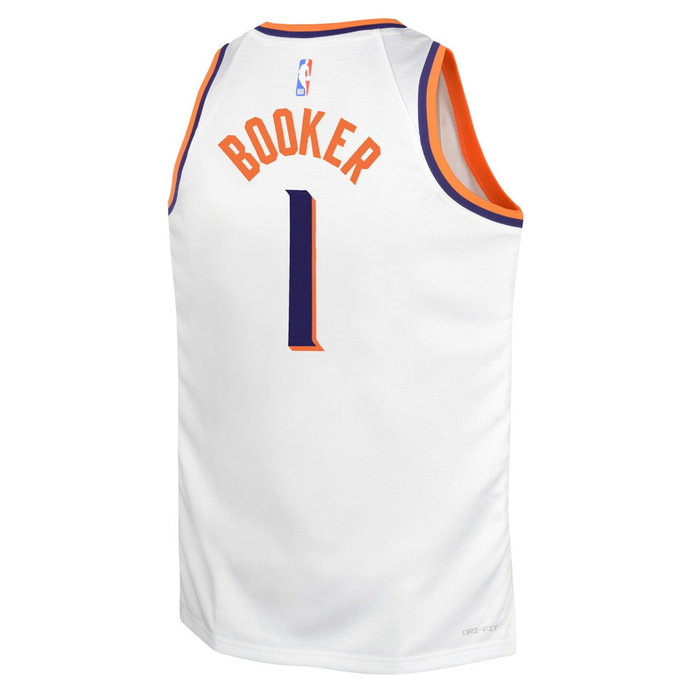 Nike - Devin Booker Phoenix Suns Youth Swingman Jersey - Association Edition - White