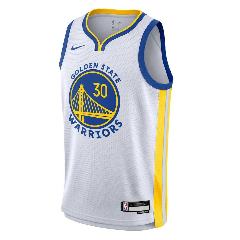 Nike - Stephen Curry Golden State Warriors Youth Swingman Jersey - Association Editi- White