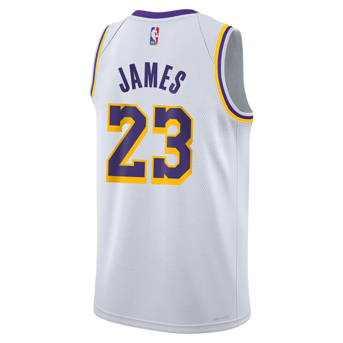 Nike - LeBron James Los Angeles Lakers Youth Swingman Jersey - Association Edition - White