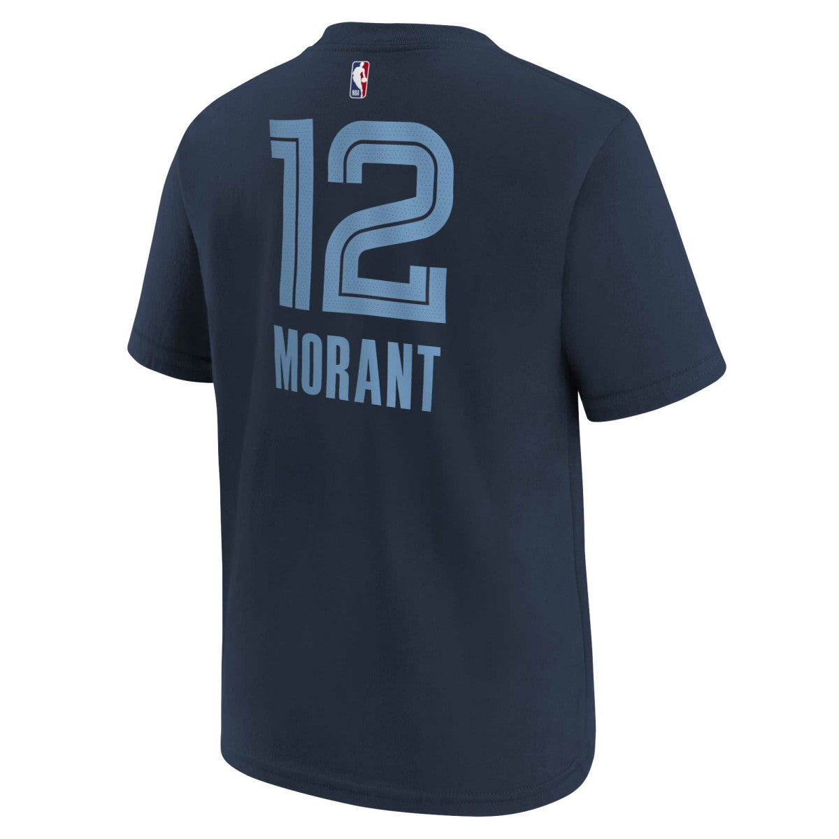 NBA - Ja Morant Memphis Grizzlies Youth Icon Name & Number T-Shirt - Navy