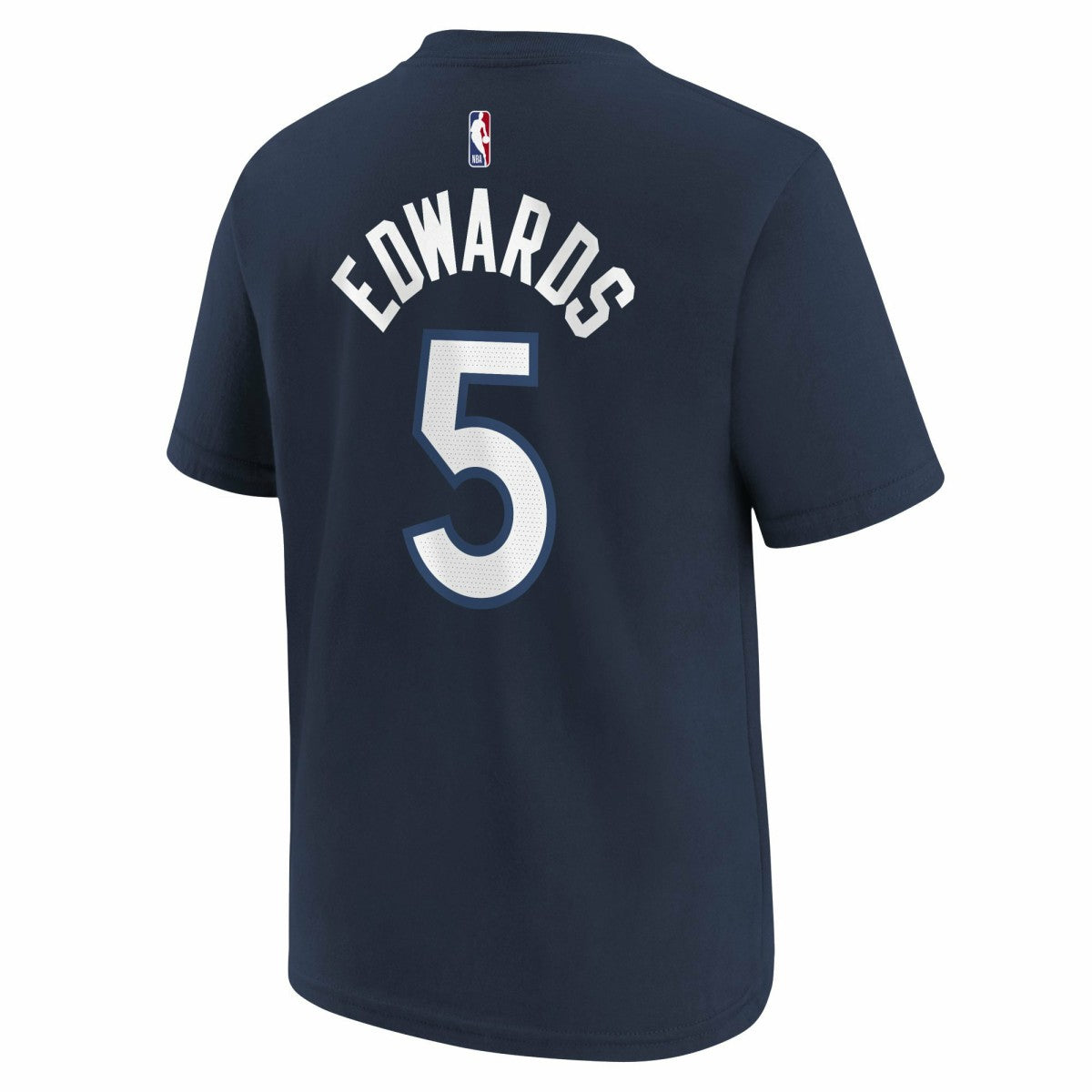 NBA - Anthony Edwards Minnesota Timberwolves Youth Icon Name & Number T-Shirt - Navy