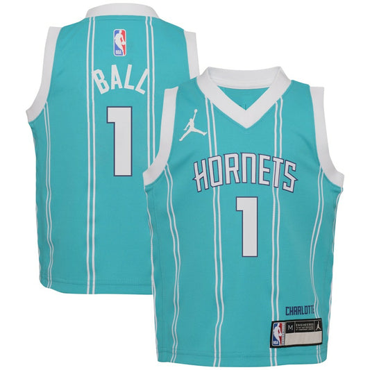 LaMelo Ball Charlotte Hornets Jordan Brand Preschool Swingman Player Jersey - Icon Edition - Teal outlet | NBA Jerseys