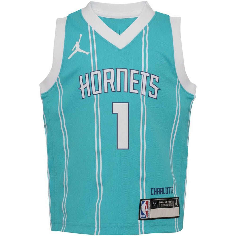 NBA - LaMelo Ball Charlotte Hornets Jordan Brand Preschool Swingman Player Jersey - Icon Edition - Teal