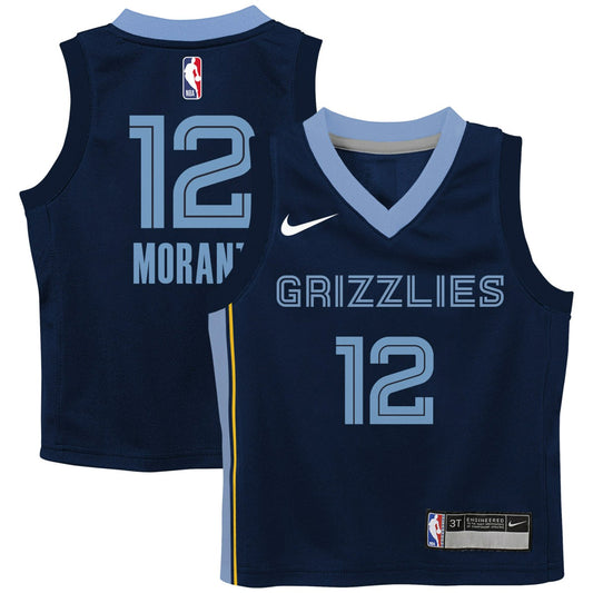 Ja Morant Memphis Grizzlies Preschool Swingman Player Jersey - Icon Edition - Navy | NBA Jerseys
