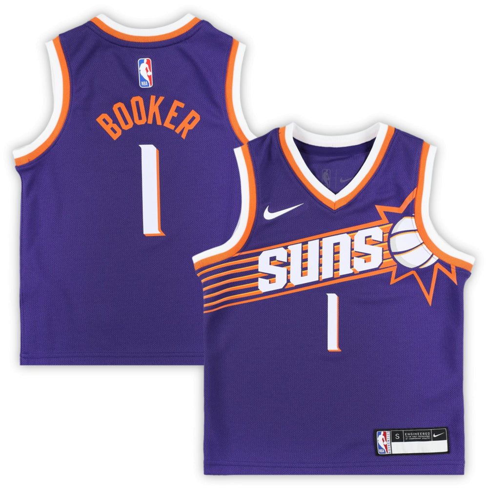 Nike - Devin Booker Phoenix Suns Preschool Swingman Player Jersey - Icon Edition - Purple