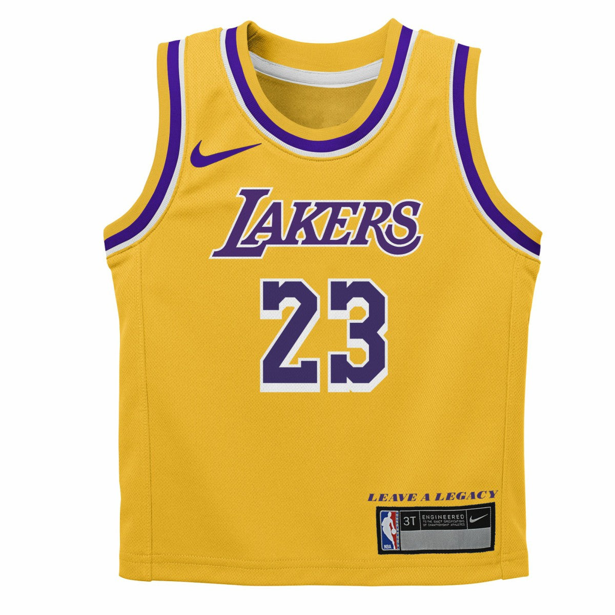 Nike - LeBron James Los Angeles Lakers Preschool Dri-FIT Swingman Player Jersey - Icon Edition - Gold