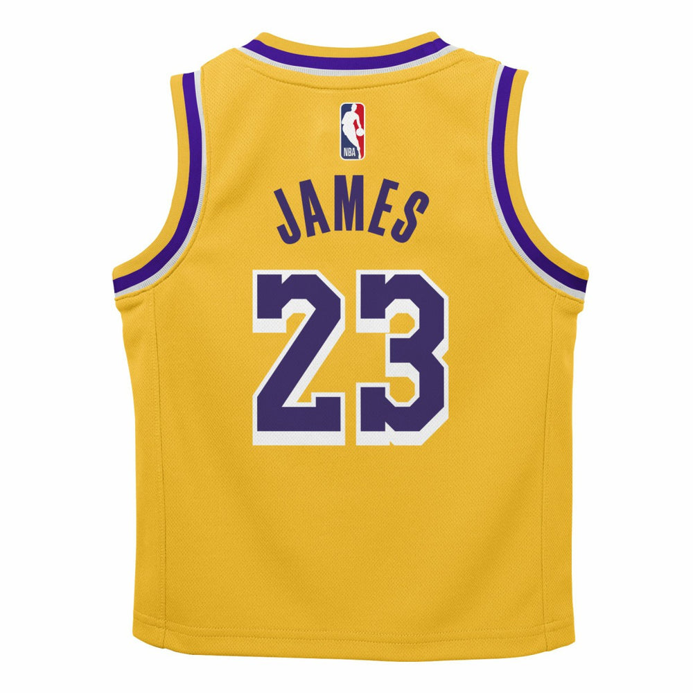 Nike - LeBron James Los Angeles Lakers Preschool Dri-FIT Swingman Player Jersey - Icon Edition - Gold