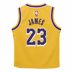 Nike - LeBron James Los Angeles Lakers Preschool Dri-FIT Swingman Player Jersey - Icon Edition - Gold