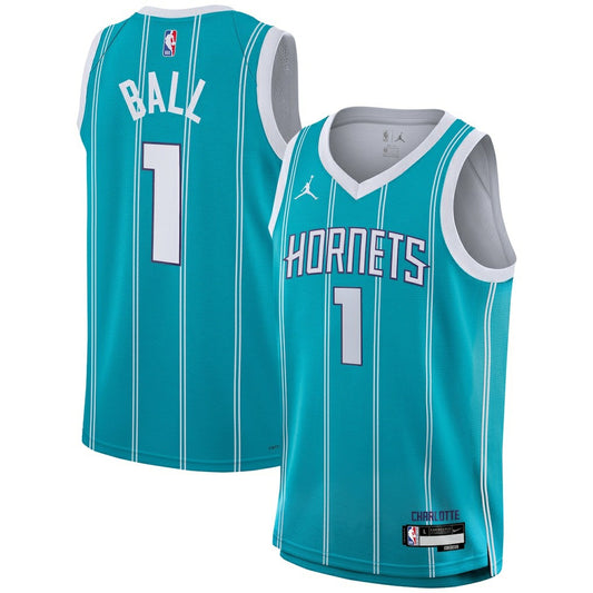LaMelo Ball Charlotte Hornets Youth Swingman Jersey - Icon Edition - Teal | NBA Jerseys