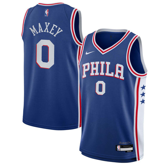Tyrese Maxey Philadelphia 76ers Youth Swingman Jersey - Icon Edition - Royal | NBA Jerseys