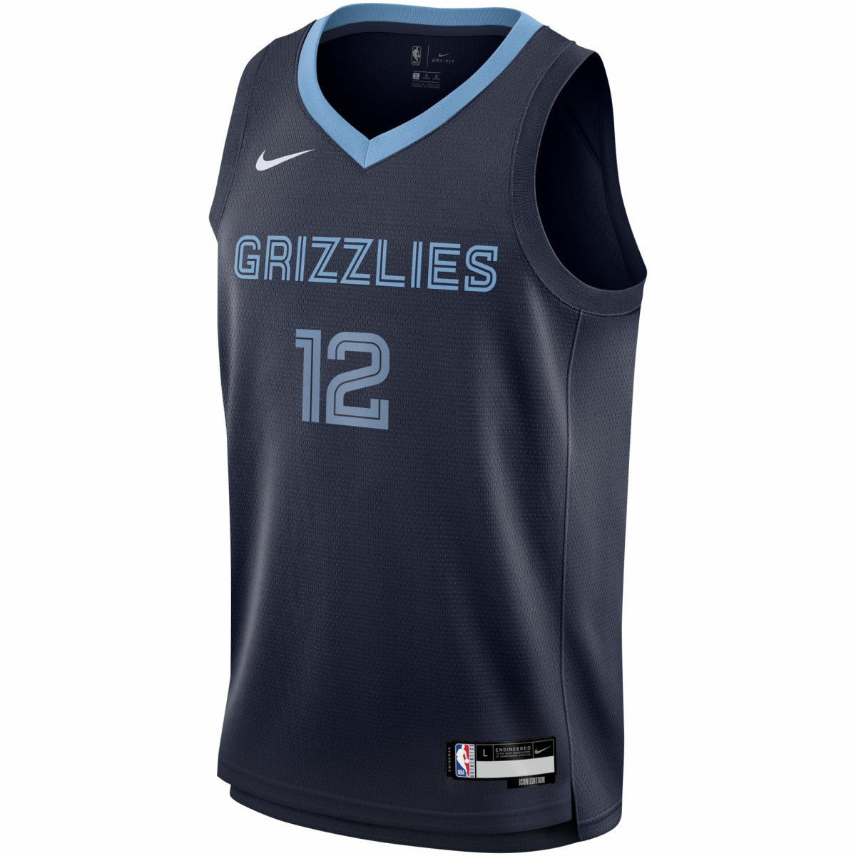 Nike - Ja Morant Memphis Grizzlies Youth Swingman Jersey - Icon Edition - Navy