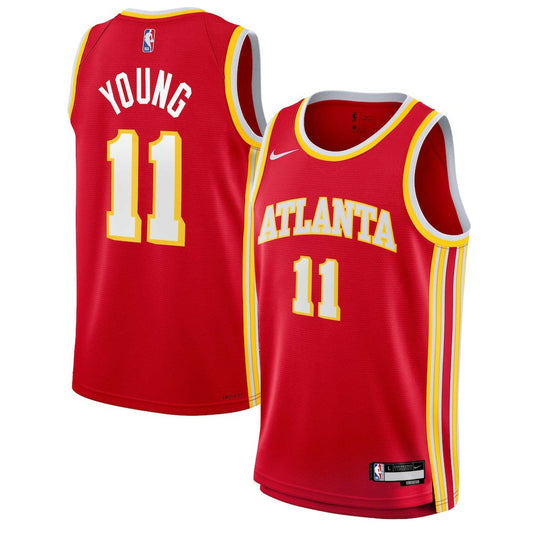 Trae Young Atlanta Hawks Youth Swingman Jersey - Icon Edition - Red | NBA Jerseys