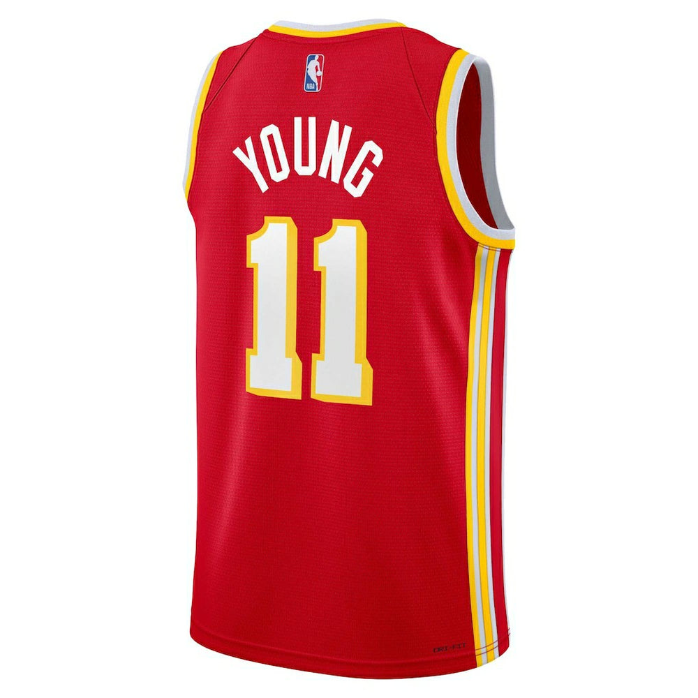 Nike - Trae Young Atlanta Hawks Youth Swingman Jersey - Icon Edition - Red