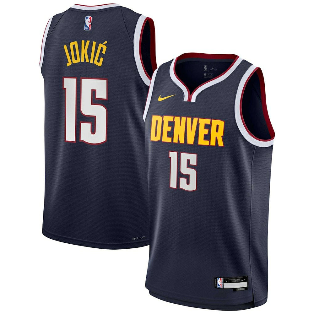 Nike - Nikola Jokic Denver Nuggets Youth Swingman Jersey - Icon Editi- Navy