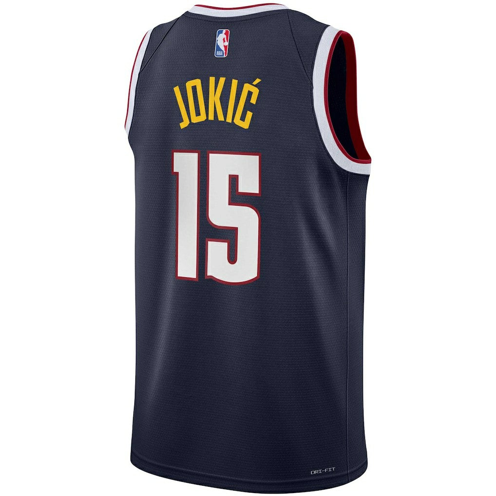 Nike - Nikola Jokic Denver Nuggets Youth Swingman Jersey - Icon Editi- Navy