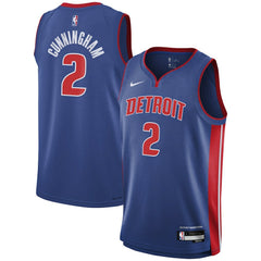Nike - Cade Cunningham Detroit Pistons Youth Swingman Jersey - Icon Editi- Blue