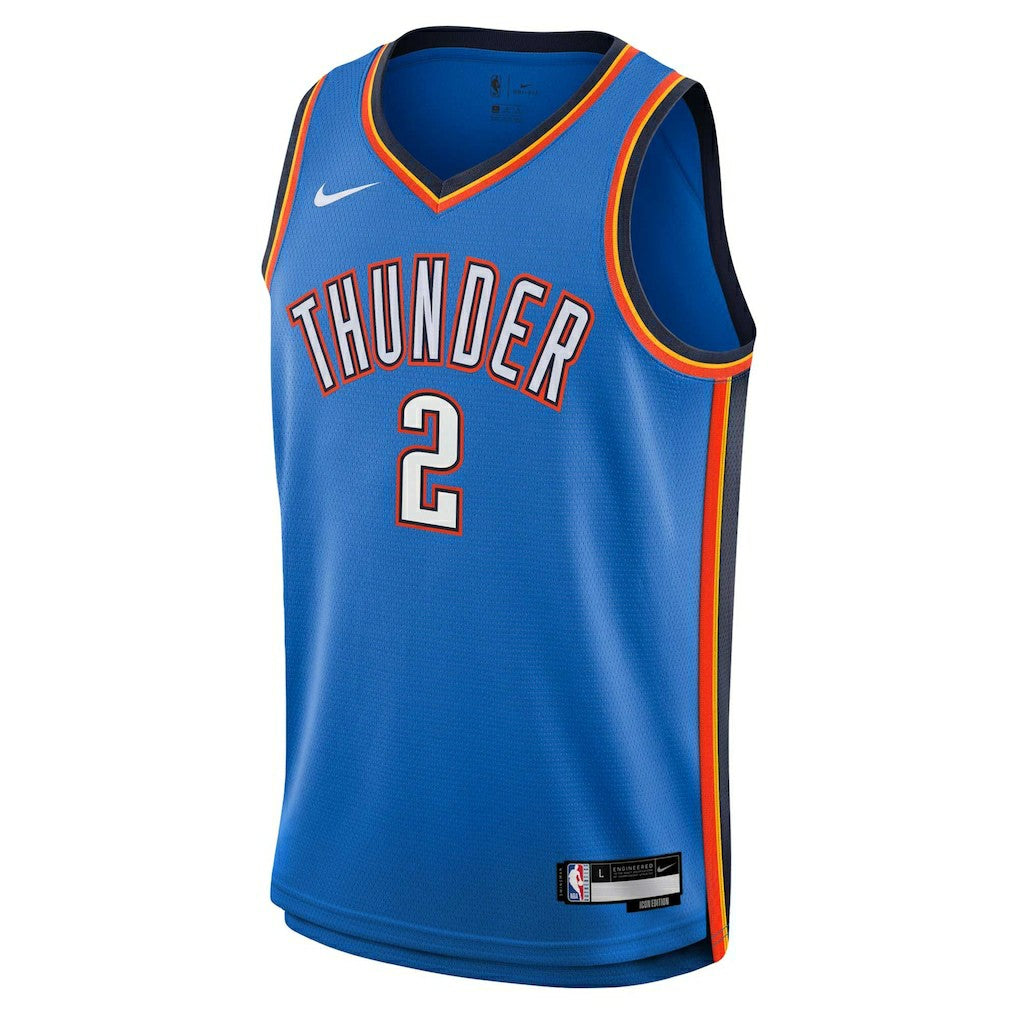 Shai Gilgeous-Alexander Oklahoma City Thunder Youth Swingman Jersey sale - Icon Editi- Blue | NBA Jerseys