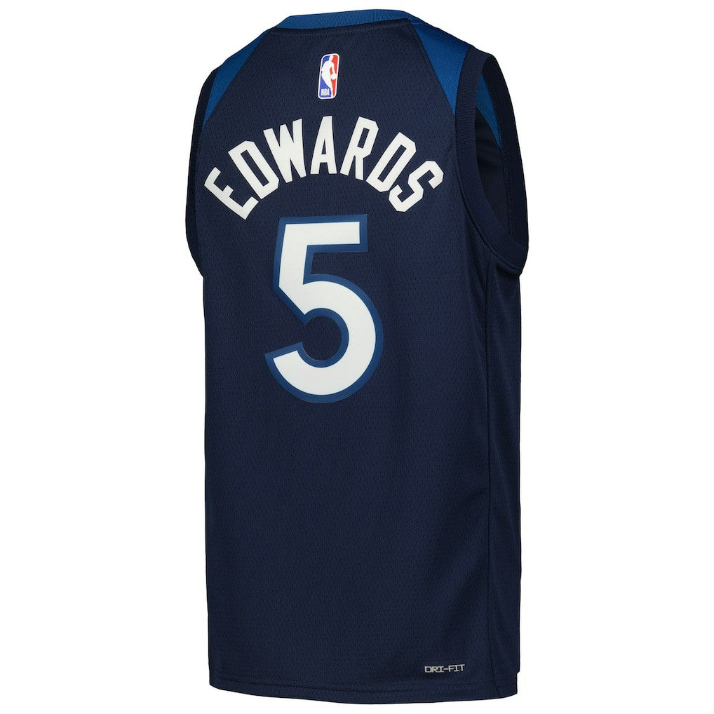 Anthony Edwards Minnesota Timberwolves Youth Swingman Jersey - Icon Edition - Navy | NBA Jerseys