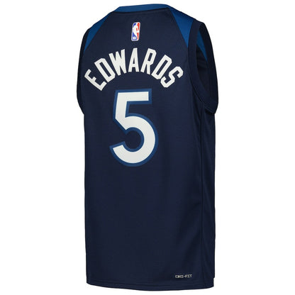 Anthony Edwards Minnesota Timberwolves Youth Swingman Jersey - Icon Edition - Navy | NBA Jerseys