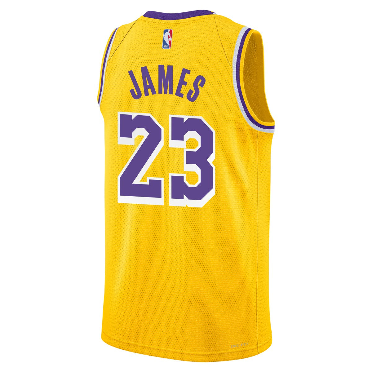 Nike - LeBron James Los Angeles Lakers Youth Swingman Jersey - Icon Edition - Gold