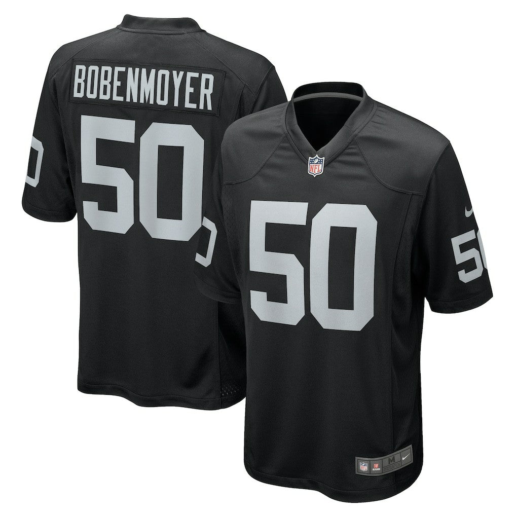 Jacob Bobenmoyer Las Vegas Raiders Game Player Jersey - Black | NFL Jerseys