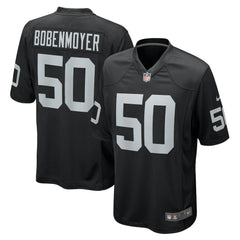 Jacob Bobenmoyer Las Vegas Raiders Game Player Jersey Black - Nike