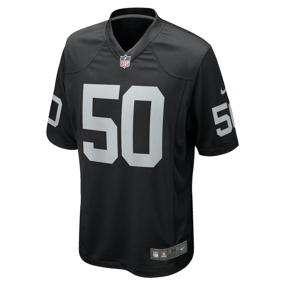 Jacob Bobenmoyer Las Vegas Raiders Game Player Jersey Black - Nike