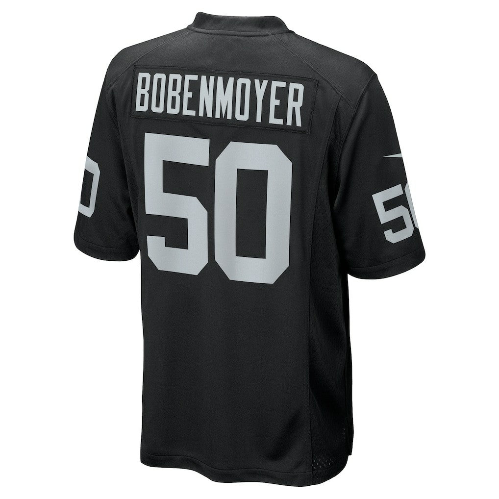 Jacob Bobenmoyer Las Vegas Raiders Game Player Jersey - Black | NFL Jerseys