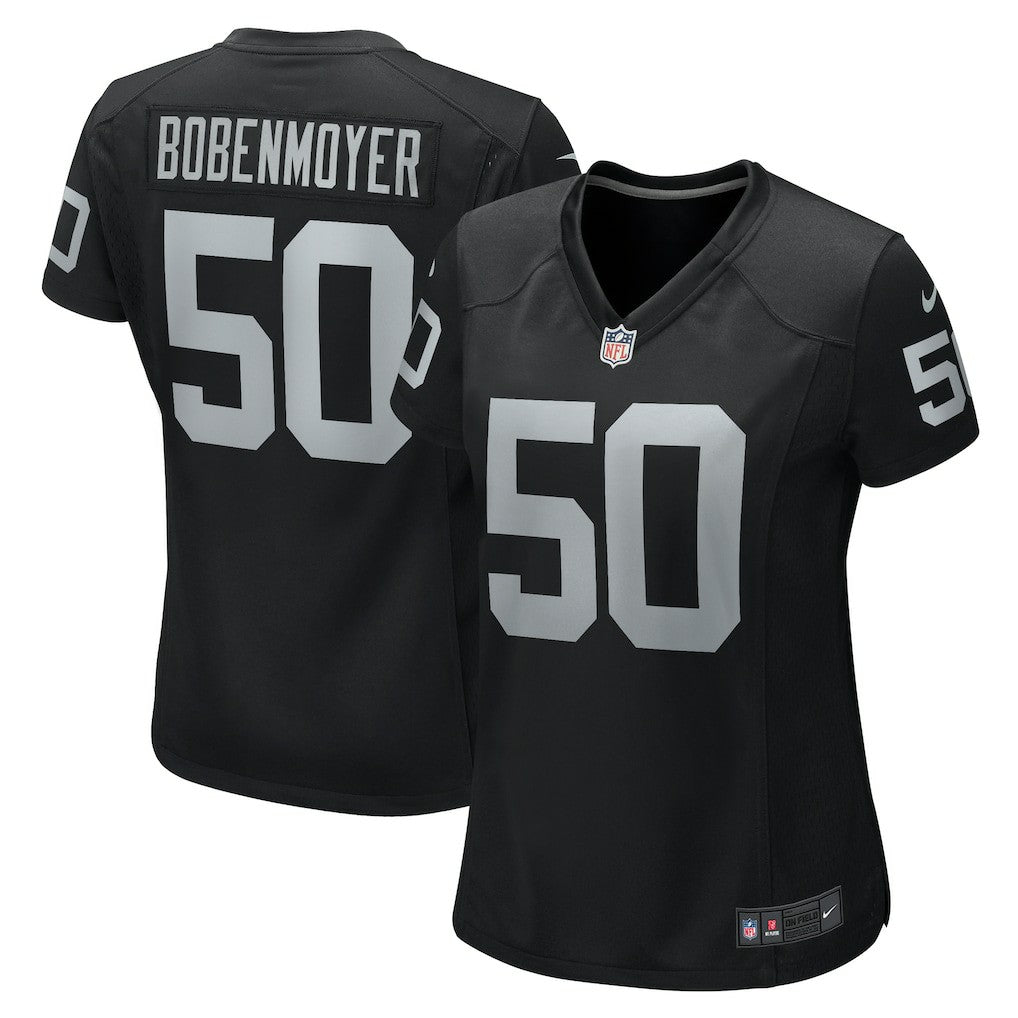 Jacob Bobenmoyer Las Vegas Raiders Women's Game Player Jersey Black - Nike