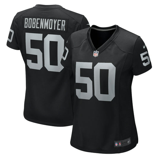 Jacob Bobenmoyer Las Vegas Raiders Women's Game Player Jersey - Black | NFL Jerseys