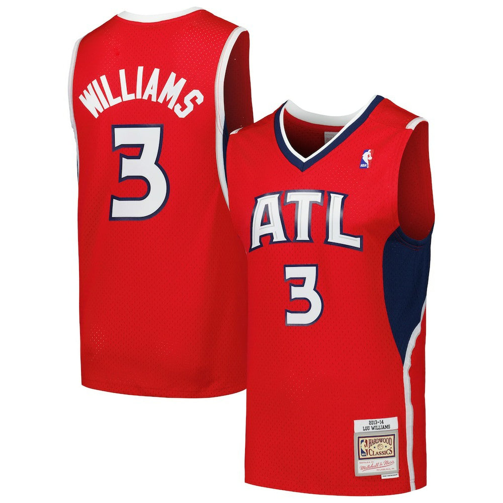 Mitchell & Ness - Lou Williams Atlanta Hawks 2013/14 Hardwood Classics Swingman Jersey - Red