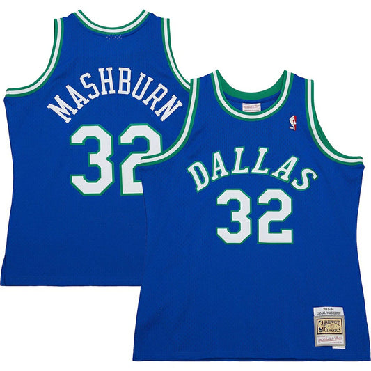 Jamal Mashburn Dallas Mavericks 1993/94 Hardwood Classics Swingman Jersey sale - Blue | NBA Jerseys