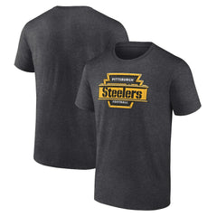 Pittsburgh Steelers Hometown Collection Hot Route T-Shirt Charcoal - NFL