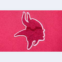 Minnesota Vikings Pro Standard Women's Triple Pink Cropped Pullover Hoodie - NFL