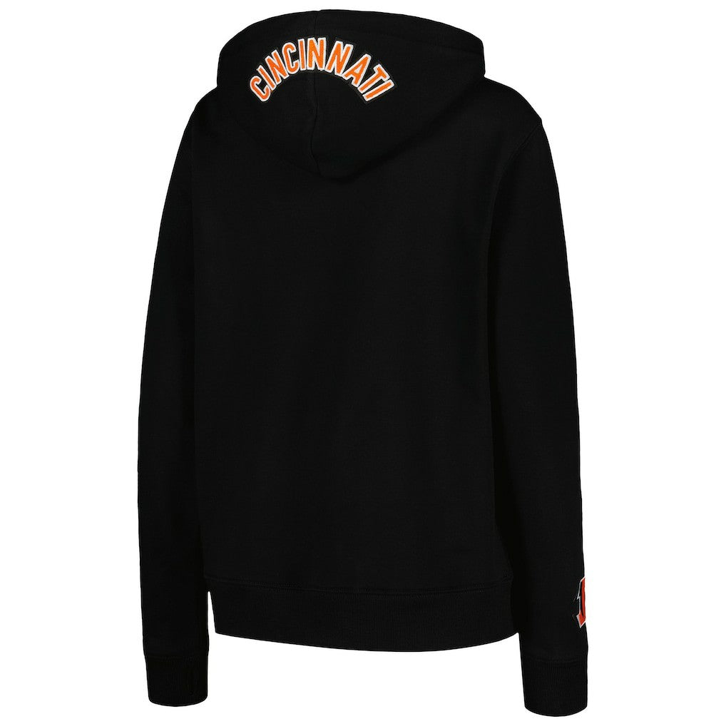 Cincinnati Bengals Pro Standard Women's Animal Print Fleece Pullover Hoodie Black - NFL