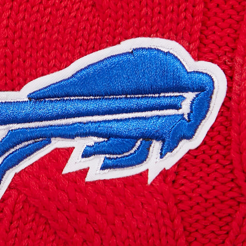 Buffalo Bills Pro Standard Women's Prep V-Neck Pullover Sweater Red - NFL